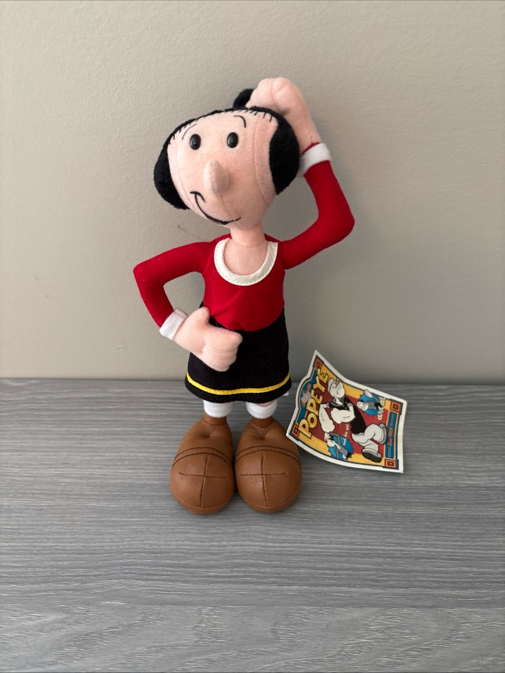 Popeye Classic Olive Oyl Doll Limited Edition Bean Bag Toy CVS Exclusive 1999